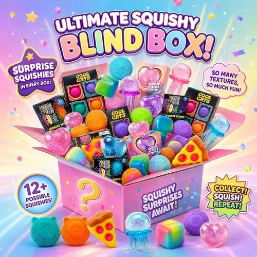 100 pieces assorted squishy - pieces,