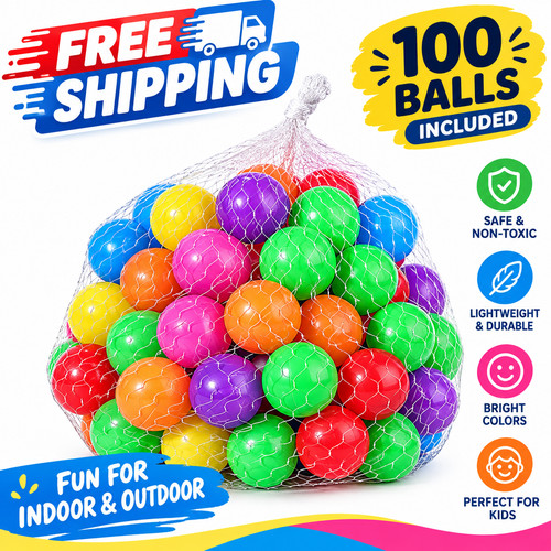100pcs ball pit balls plastic - 100pcs,