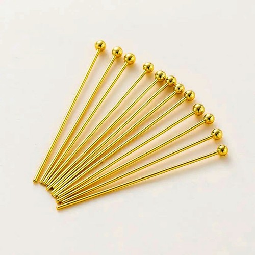 100pc jewelry headpins - jewelry, 14k