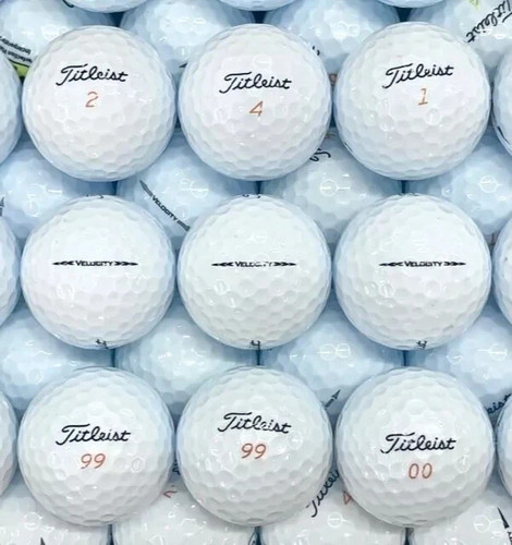 100 titleist velocity bulk - 100, lot