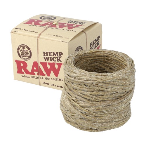 Raw hemp wick - wick, |