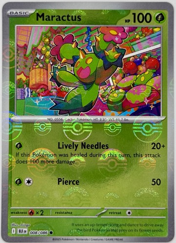 Pokémon maractus 008 086 - maractus, sv