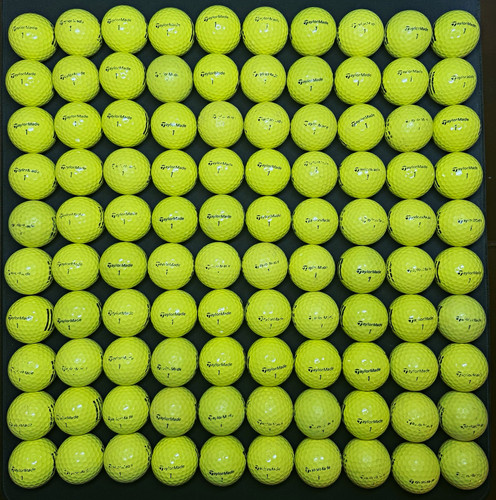 100 taylormade yellow golf - 100,