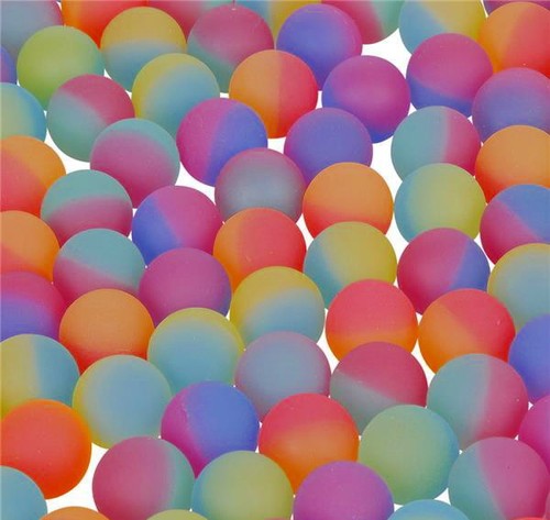 100 icy 27mm superballs - 27mm, high