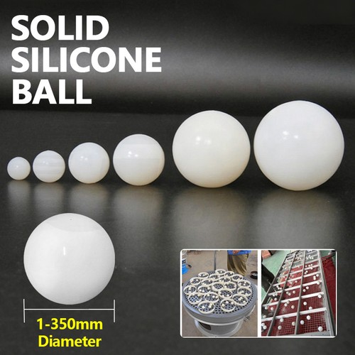 350mm white solid silicone - solid,