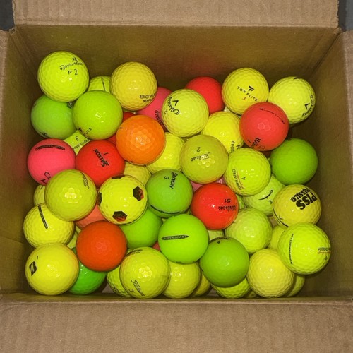 100 color golf balls used - , aaa