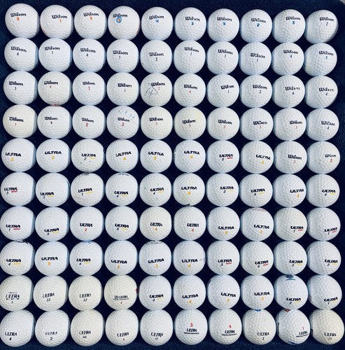 100 wilson golf - 100, balls