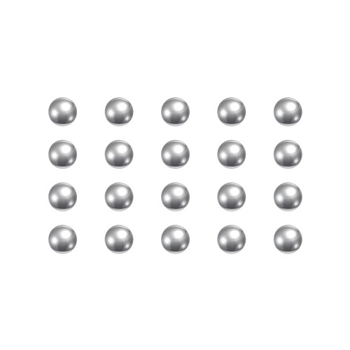 100pcs chrome steel - chrome,