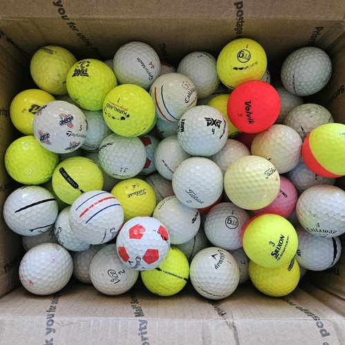 110 golf balls - assorted, brands