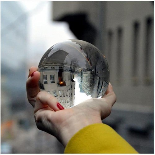 100mm clear crystal - crystal, ball