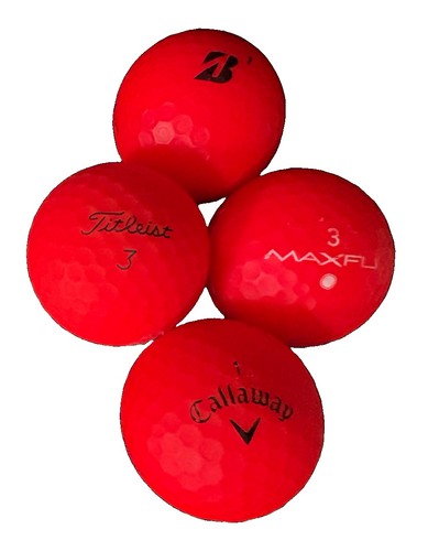 100 count assorted red golf - red,