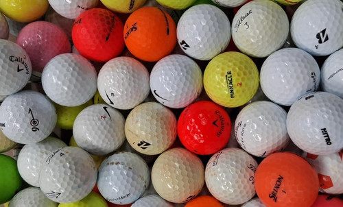 100 shag golf balls - balls, hitaway